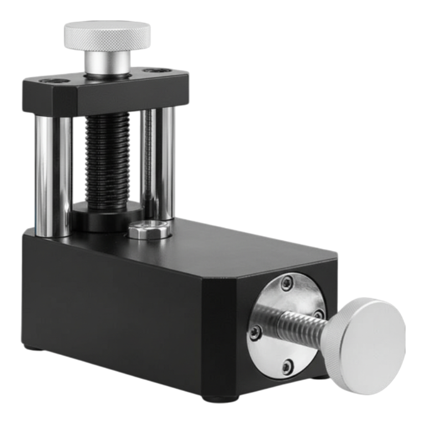 Automatic hydraulic press with digital control panel