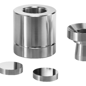 XRF pressing die set with steel ring