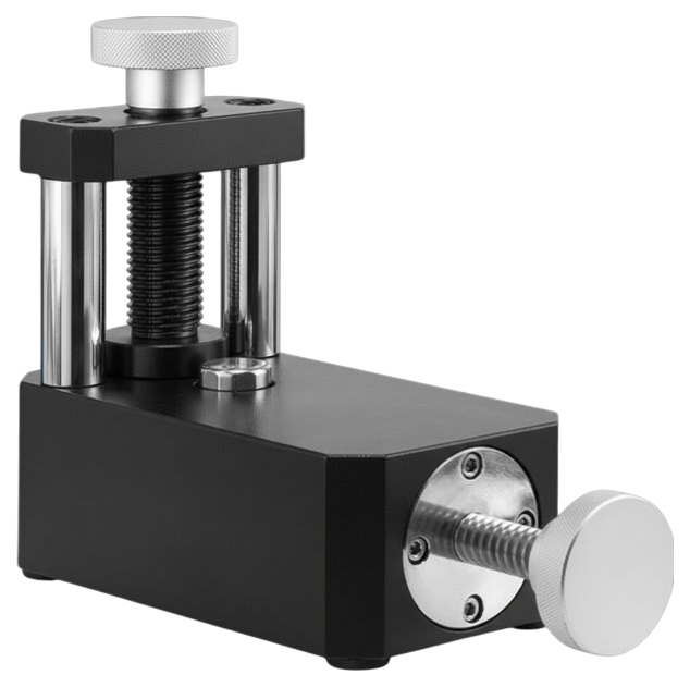 Compact 2-ton mini pellet press for KBr sample preparation