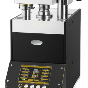 XRF-dedicated automatic hydraulic press with built-in sample mould and touchscreen control